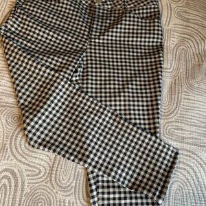 Democracy Black & White Checked Stretch LJeans